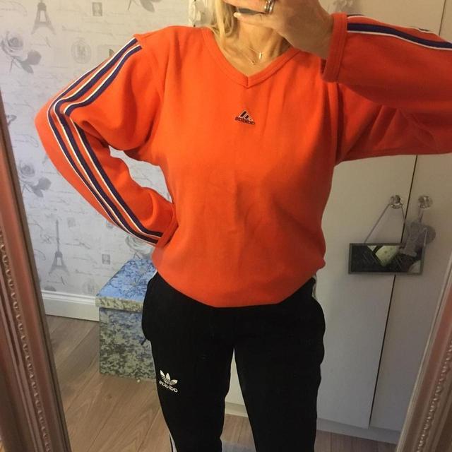 Adidas Women's Sweatshirt - Orange - 14 on Productcaster.