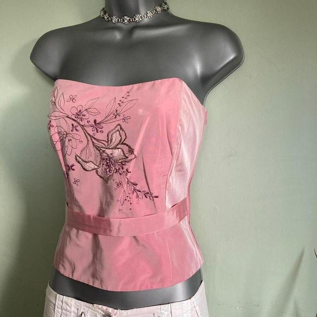 Vintage Women's Corset - Pink - 10 on Productcaster.