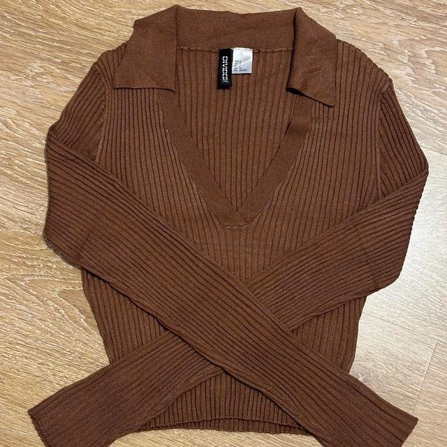 H&M Women's Jumper - Brown - S on Productcaster.