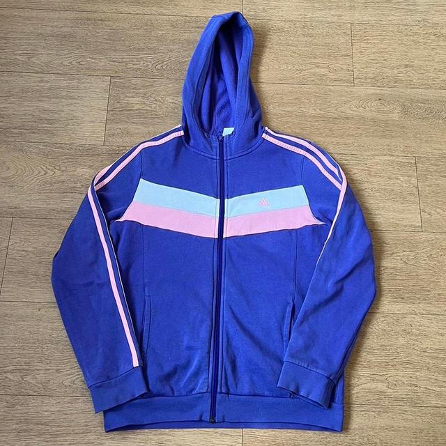 Adidas Women's Hoodie - Purple/Pink - M on Productcaster.