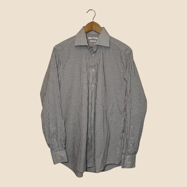 Vintage Men's Shirt - Multi/White - S on Productcaster.