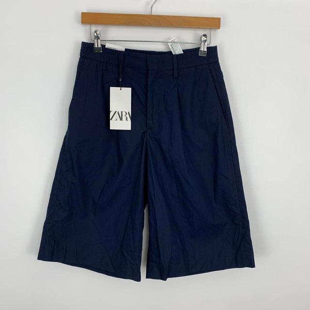 Zara Men's Shorts - Navy - S on Productcaster.