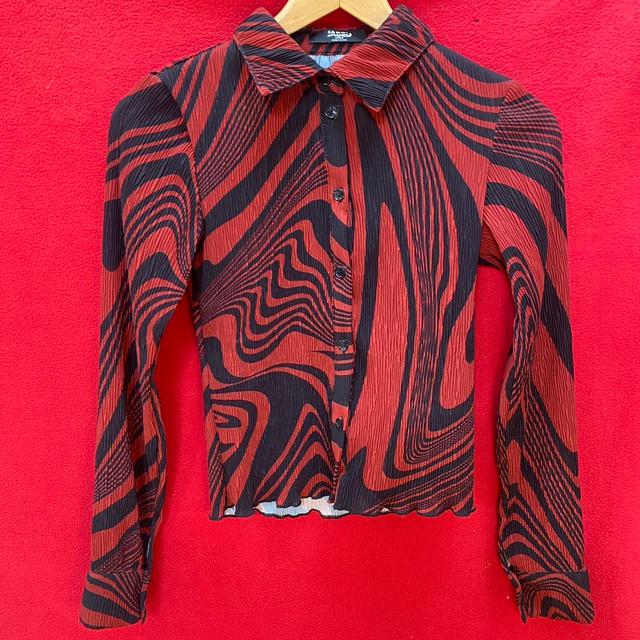 Jaded London Women's Shirt - Red/Black - 8 on Productcaster.