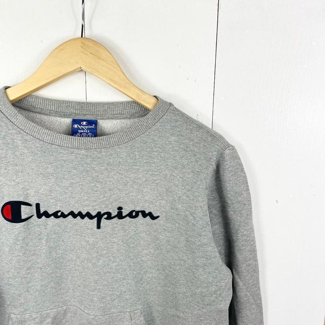 Champion Men's Sweatshirt - Grey - S on Productcaster.