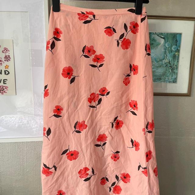 Zara Women's Maxi Skirt - Pink - UK 8 on Productcaster.