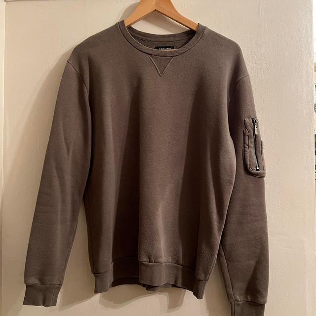 Zara Men's Sweatshirt - Brown - M on Productcaster.