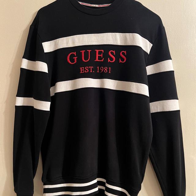 Guess Men's Jumper - Black - M on Productcaster.