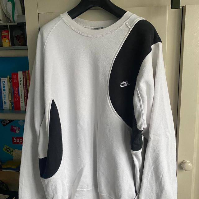 Nike Men's Sweatshirt - White - L on Productcaster.