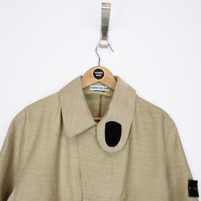 Stone Island Men's Jacket - Tan - S on Productcaster.