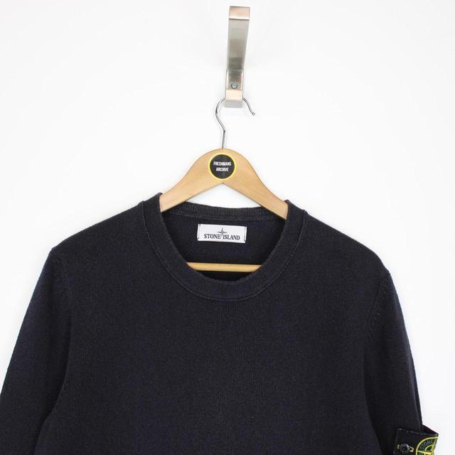 Stone Island Men's Sweatshirt - Navy - S on Productcaster.