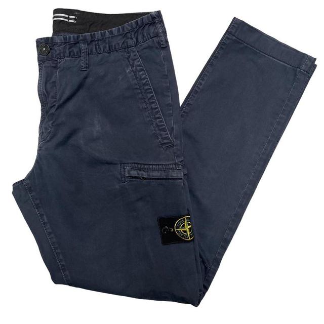 Stone Island Men's Trousers - Navy - M on Productcaster.