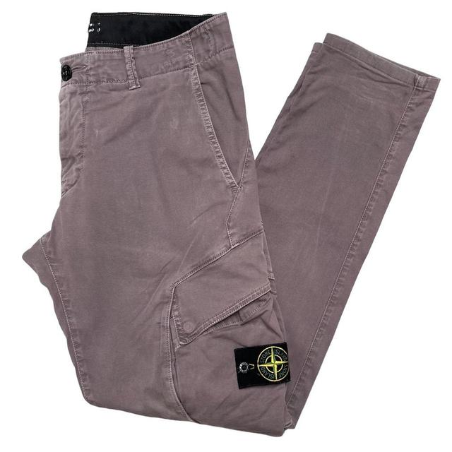 Stone Island Men's Trousers - Purple - M on Productcaster.