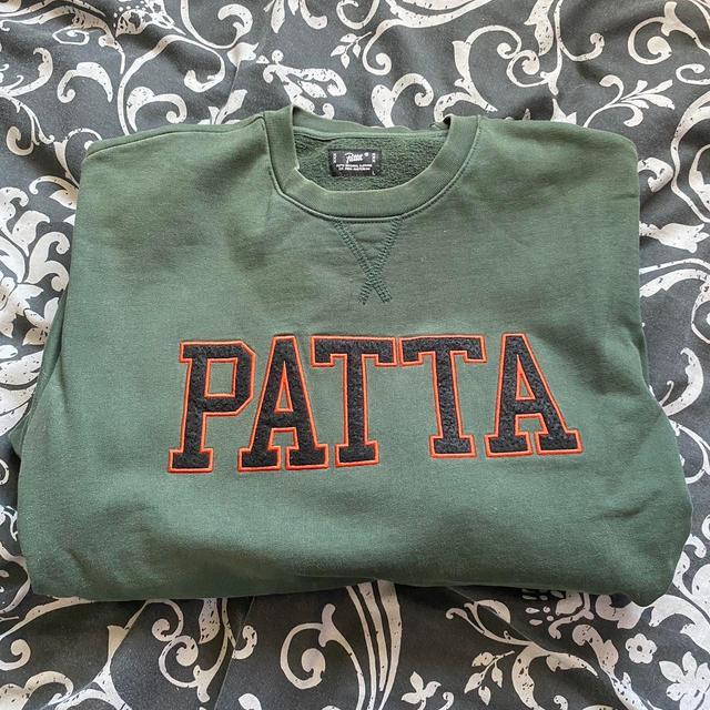 Patta Men's Sweatshirt - Green - L on Productcaster.