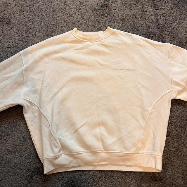 Off-White Women's Sweatshirt - White/Cream - M on Productcaster.