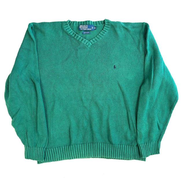 Polo Ralph Lauren Men's Jumper - Green - XL on Productcaster.