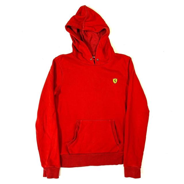 Ferrari Women's Hoodie - Red - S on Productcaster.