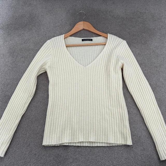 Brandy Melville Women's Jumper - Cream - One size on Productcaster.