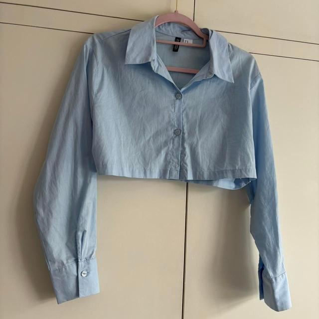 H&M Women's Shirt - Blue - XS on Productcaster.