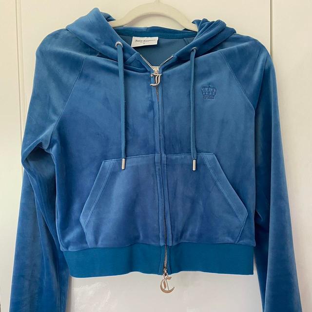 Juicy Couture Women's Hoodie - Blue - S on Productcaster.