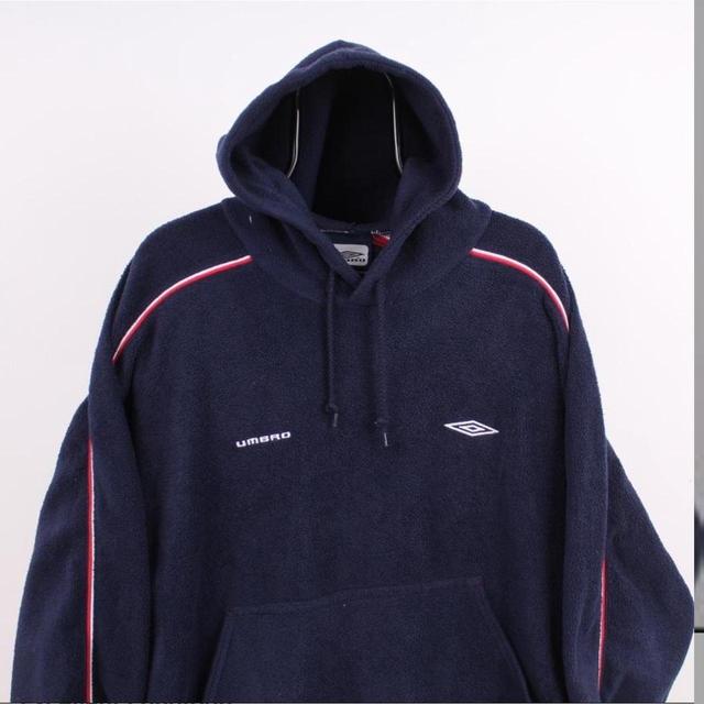 Umbro Men's Hoodie - Navy/Blue - M on Productcaster.