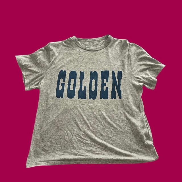 Golden Goose Men's T-shirt - Grey - S on Productcaster.