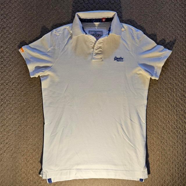 Superdry Men's Polo shirt - White - M on Productcaster.