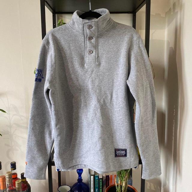 Superdry Men's Sweatshirt - Grey - S on Productcaster.