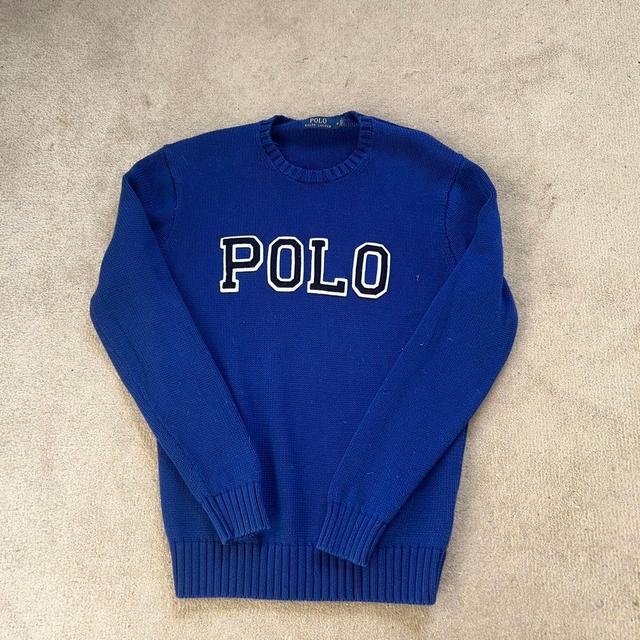 Polo Ralph Lauren Men's Sweatshirt - Blue - M on Productcaster.