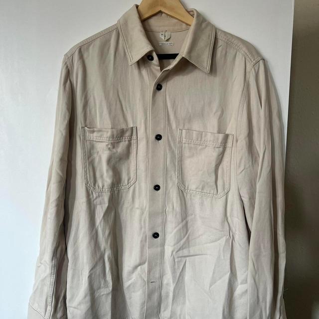 Arket Men's Shirt - Cream - L on Productcaster.