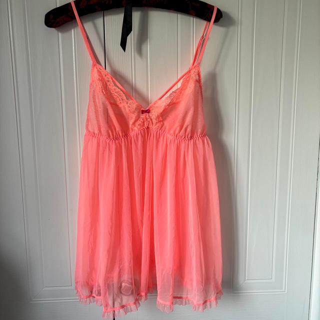 Victoria's Secret Women's Vest - Pink/Orange - 12 on Productcaster.