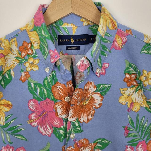 Polo Ralph Lauren Men's Shirt - Blue/Multi - S on Productcaster.