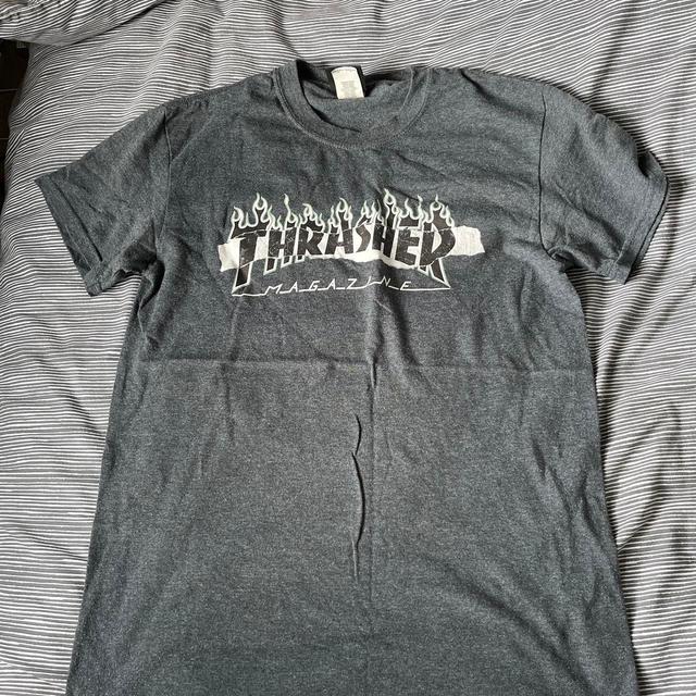 Thrasher Men's T-shirt - Grey - S on Productcaster.