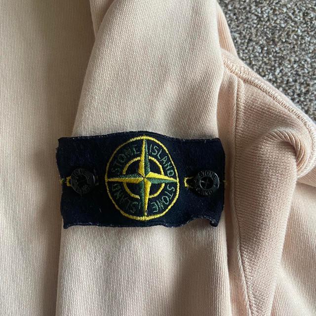 Stone Island Men's Hoodie - Pink/Multi - S on Productcaster.