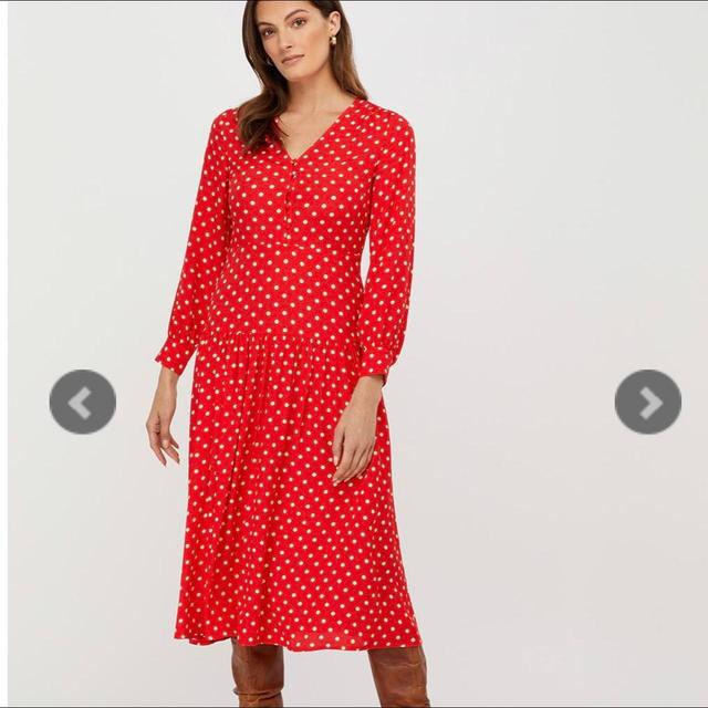 Monsoon Women's Shirt Dress - Red/White - 8 on Productcaster.