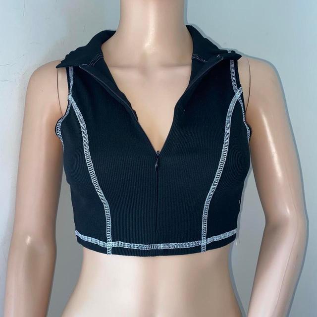 Women's Crop top - Black - S on Productcaster.