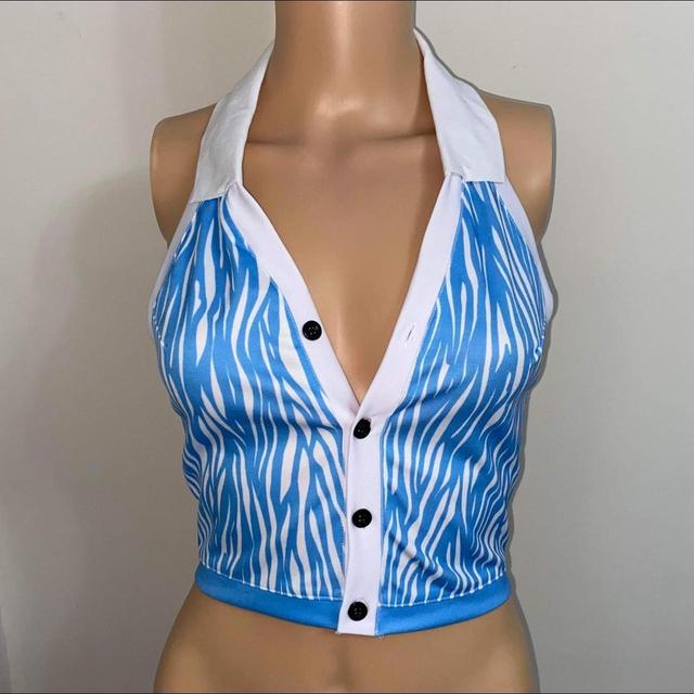 Women's Crop top - Blue - M on Productcaster.