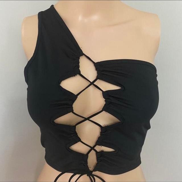 Women's Crop top - Black - L on Productcaster.