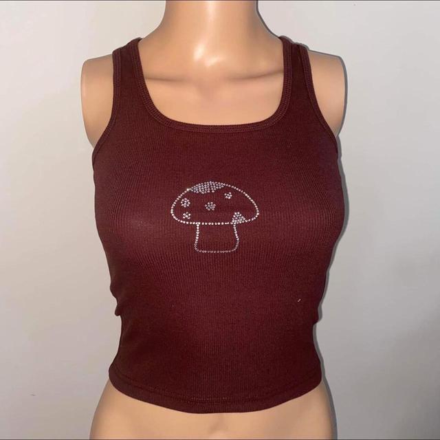 Women's Crop top - Brown - S on Productcaster.