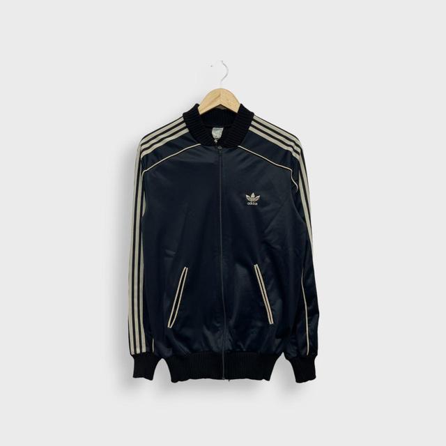 Adidas Men's Jacket - Navy/White - L on Productcaster.