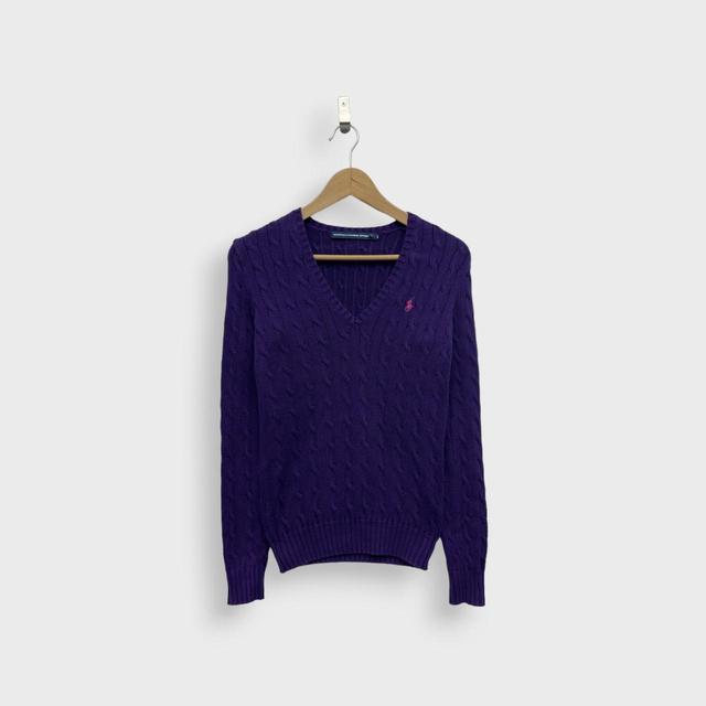 Ralph Lauren Women's Jumper - Purple - S on Productcaster.