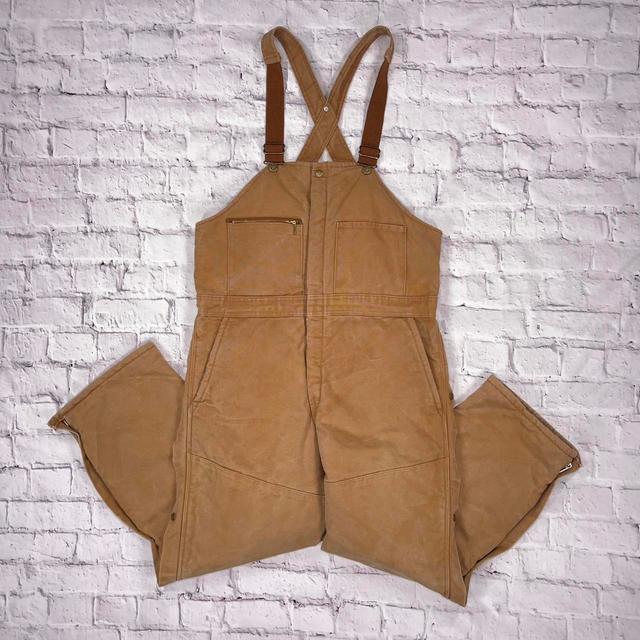 Vintage Men's Dungarees - Tan - M on Productcaster.