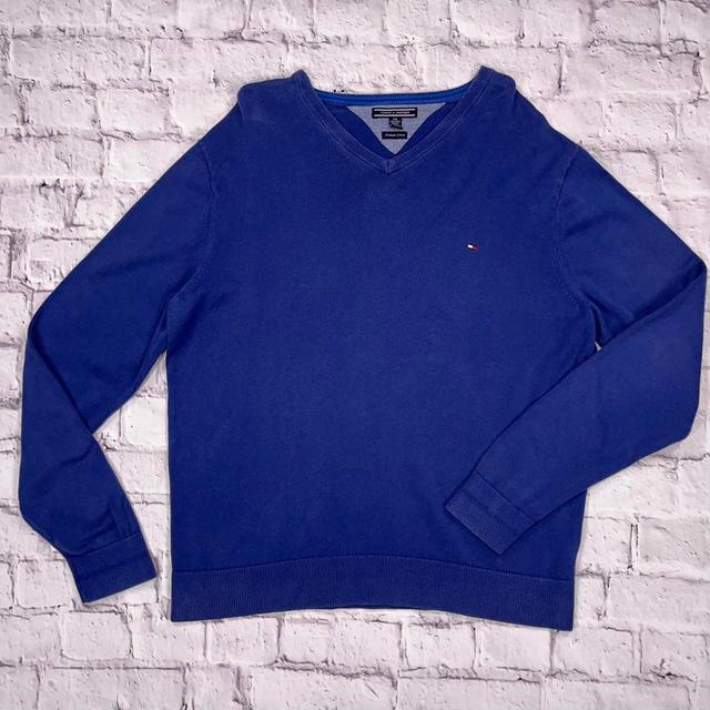 Tommy Hilfiger Men's Jumper - Blue - XL on Productcaster.