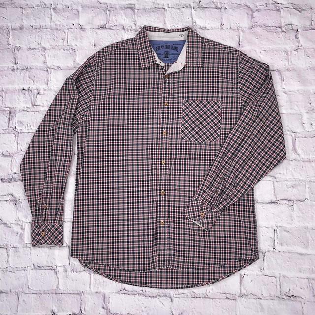 Replay Men's Shirt - Multi/Navy - L on Productcaster.