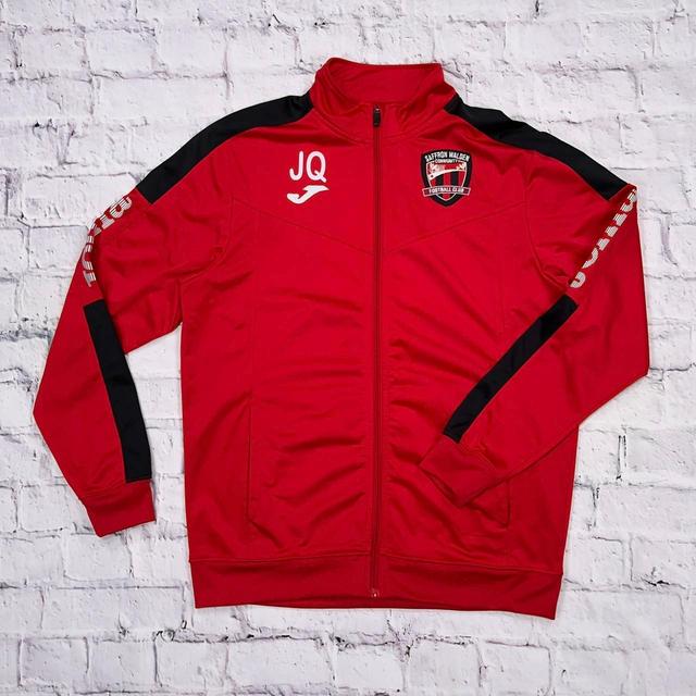 Joma Men's Lightweight Jacket - Red/Black - M on Productcaster.