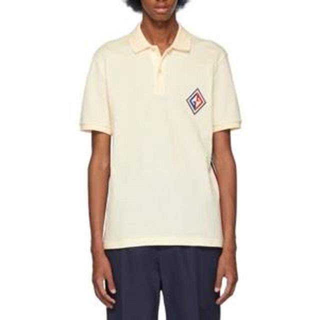 Gucci Men's Polo shirt - Cream - L on Productcaster.