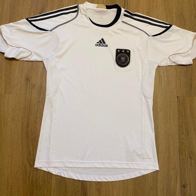 Adidas Men's T-shirt - White/Black - S on Productcaster.