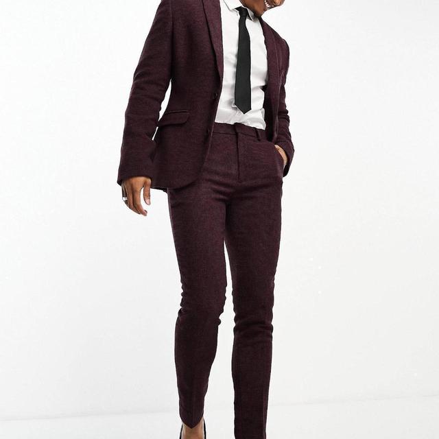 ASOS Design Men's Suit - Burgundy - M on Productcaster.