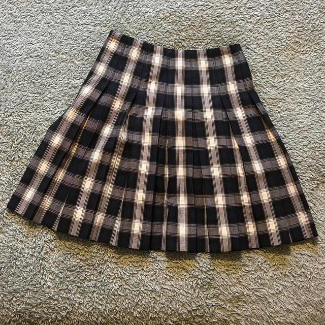 Vintage Women's Skirt - Navy/White - S on Productcaster.