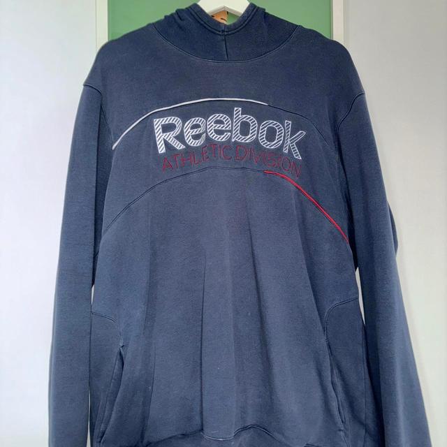 Reebok Men's Hoodie - Navy - XL on Productcaster.