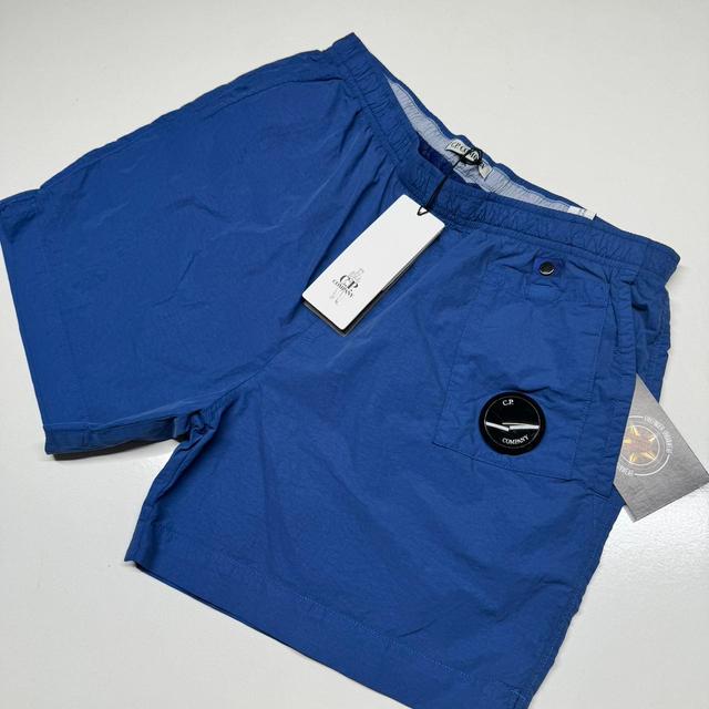 CP Company Men's Shorts - Blue - XS on Productcaster.